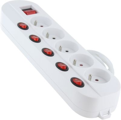Multiprise ESSENTIELB 5 prises multiswitch 5x16A/230V (2P+T)