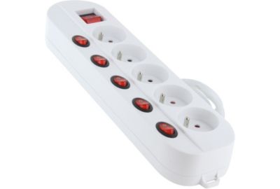 Multiprise ESSENTIELB 5 prises multiswitch 5x16A/230V (2P+T)