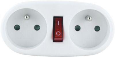 Multiprise ESSENTIELB 2 prises 2x16A/230V (2P+T)