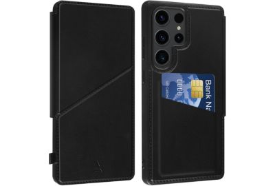 Etui ADEQWAT Samsung S25 Ultra cuir noir