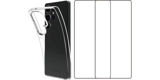 Pack ESSENTIELB Samsung S25 Ultra Coque + verre trempé