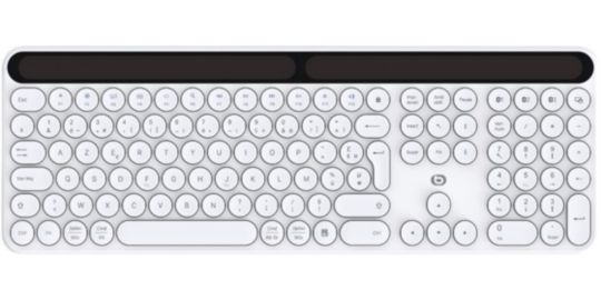 Clavier sans fil ESSENTIELB Solaire SKW Blanc