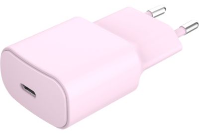 Chargeur USB C ESSENTIELB USB-C 20W Rose