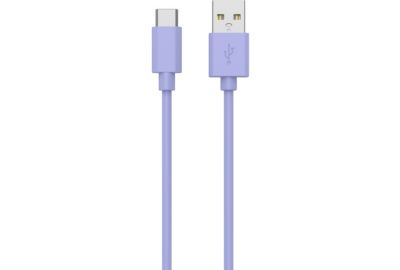 Câble de charge ESSENTIELB USB-A 1M vers USB-C Violet