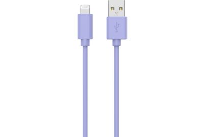 Câble de charge ESSENTIELB USB-A 1M vers Lightning Violet