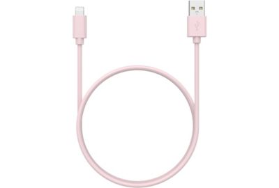 Câble de charge ESSENTIELB USB-A 1M vers lightning rose