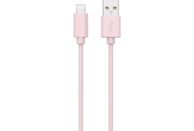 Câble de charge ESSENTIELB USB-A 1M vers lightning rose