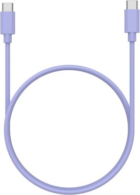 Câble USB C ESSENTIELB 1M vers USB-C violet