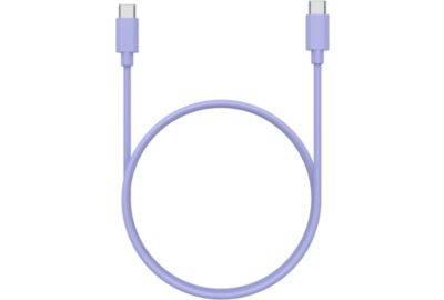 Câble USB C ESSENTIELB 1M vers USB-C violet