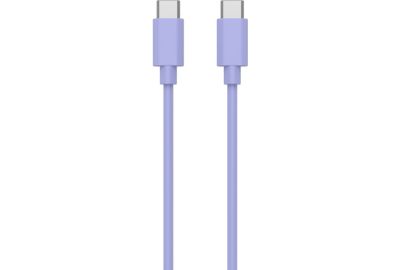Câble USB C ESSENTIELB 1M vers USB-C violet
