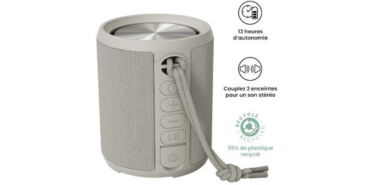 Enceinte portable ESSENTIELB SB70 mini crème