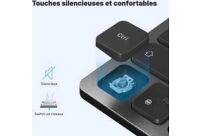 Clavier + Souris ADEQWAT Combo KM21