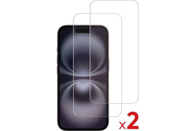 Protège écran ESSENTIELB iPhone 16pro/17/17pro verre trempé X2