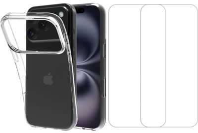 Pack ESSENTIELB iPhone 17 Pro coque + verre trempé X2