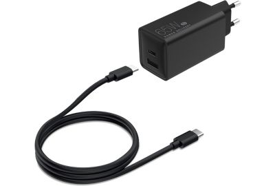 Alim ESSENTIELB PC USB-A + USB-C 65 W + cable USB-C 2M