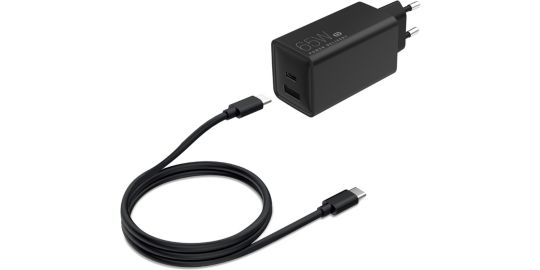 Alim ESSENTIELB PC USB-A + USB-C 65 W + cable USB-C 2M