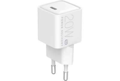 Chargeur ESSENTIELB USB-C 20W PowerDelivery Blanc