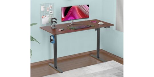 Bureau gamer SKILLKORP D15 Noir motorisé Progress