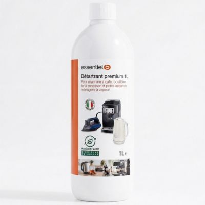 Détartrant ESSENTIELB Premium 1L multi-appareils, efficace contre le calcaire
