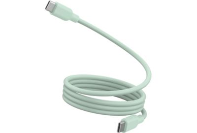 Câble de charge ESSENTIELB vers USB-C silicone magnétique 1M Vert