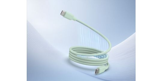 Câble de charge ESSENTIELB vers USB-C silicone magnétique 1M Vert