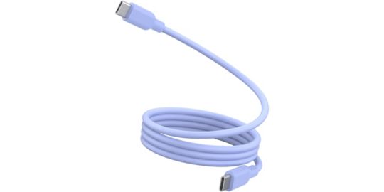 Câble de charge ESSENTIELB vers USB-C silicone magnétique1M Violet