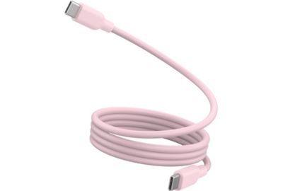 Câble de charge ESSENTIELB vers USB-C silicone magnétique 1M Rose