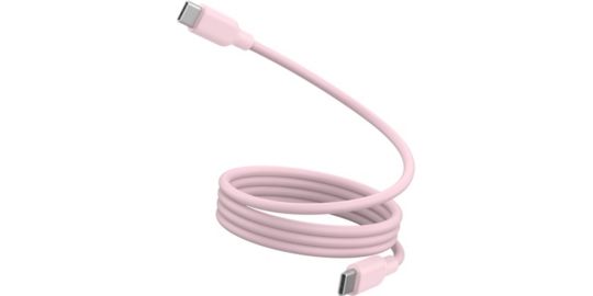 Câble de charge ESSENTIELB vers USB-C silicone magnétique 1M Rose