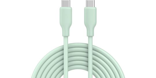 Câble de charge ESSENTIELB vers USB-C silicone 2M Vert