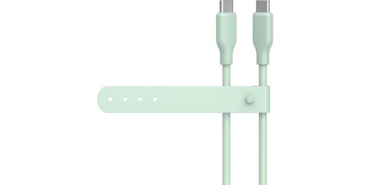 Câble de charge ESSENTIELB vers USB-C silicone 2M Vert