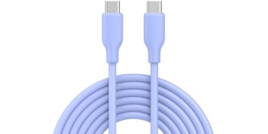 Câble de charge ESSENTIELB vers USB-C silicone 2M Violet