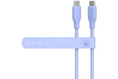 Câble de charge ESSENTIELB vers USB-C silicone 2M Violet