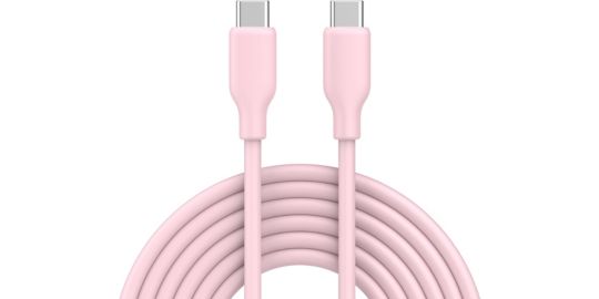 Câble de charge ESSENTIELB vers USB-C silicone 2M Rose