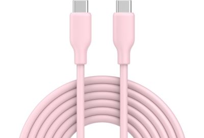 Câble de charge ESSENTIELB vers USB-C silicone 2M Rose
