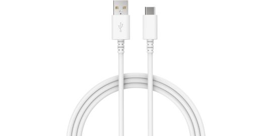 Câble de charge LISTO USB-A vers USB-C 1M Blanc