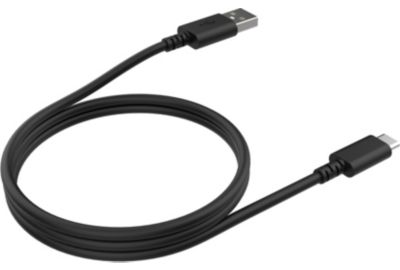 Câble de charge LISTO USB-A vers USB-C 1M Noir