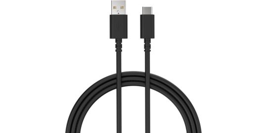 Câble de charge LISTO USB-A vers USB-C 1M Noir