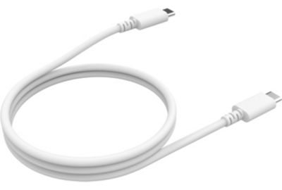 Câble de charge LISTO USB-C vers USB-C 1M Blanc
