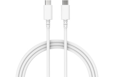 Câble de charge LISTO USB-C vers USB-C 1M Blanc