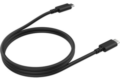Câble de charge LISTO USB-C vers USB-C 1M Noir