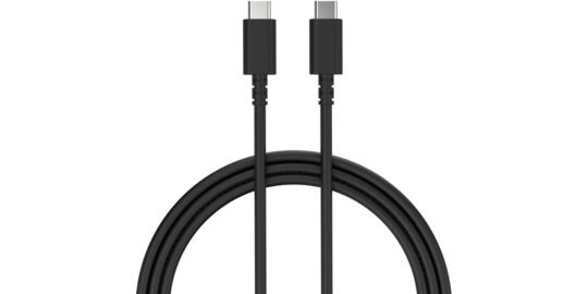 Câble de charge LISTO USB-C vers USB-C 1M Noir