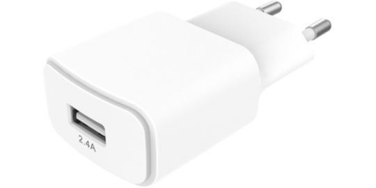Chargeur LISTO USB-A 12W Blanc