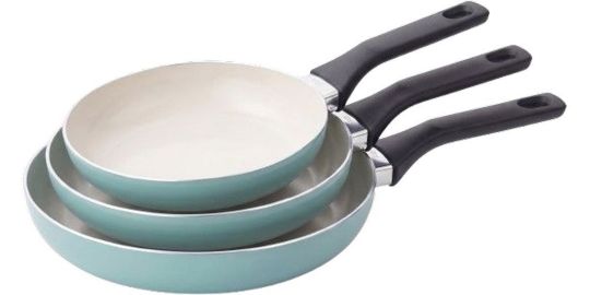 Batterie de cuisine ESSENTIELB 3 poeles céramique 20-24-28cm