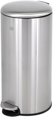 Poubelle manuelle ESSENTIELB ronde 30L avec pedale
