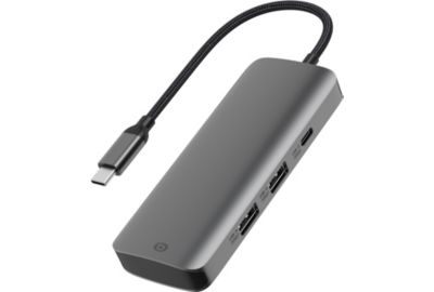 Hub USB C ESSENTIELB 5 en 1 2 USB-A + 3 USB-C