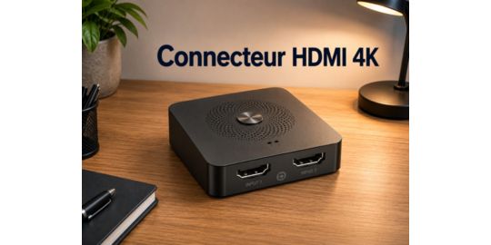 Connecteur ESSENTIELB HDMI 4K 2 entrées / 1 sortie