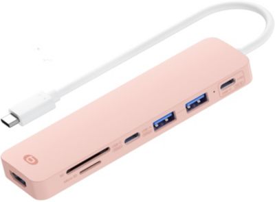 Hub ESSENTIELB 7 en 1 Rose