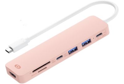 Hub ESSENTIELB 7 en 1 Rose