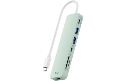 Hub ESSENTIELB 7 en 1 Vert