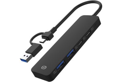 Hub USB C ESSENTIELB USB-C 4 en 1 Noir  - Vr